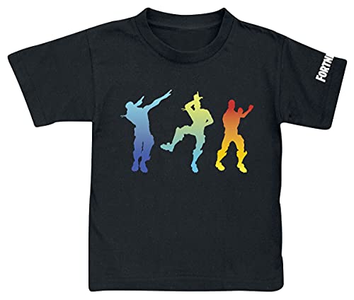 Camiseta Fortnite Dancing Black - Camiseta Fortnite Manga...