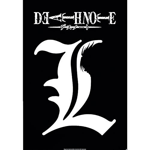 ABYstyle Cartel de Death Note con el sÃ­mbolo L (Multicolor)