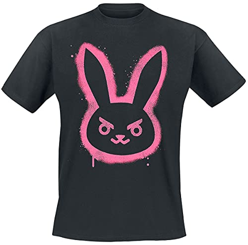 Overwatch D.VA - Bunny Hombre Camiseta MarrÃ³n L, 100%...