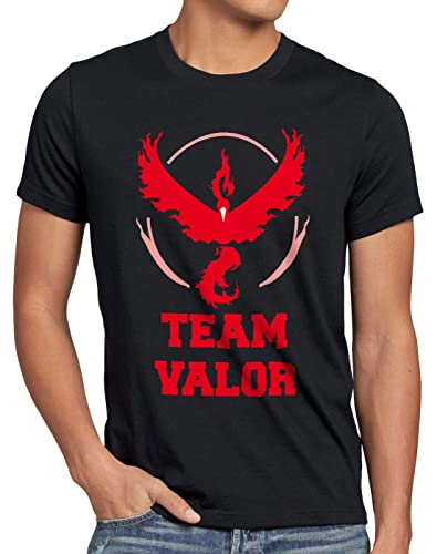 CottonCloud Team Rojo Valor Moltres Camiseta para Hombre...