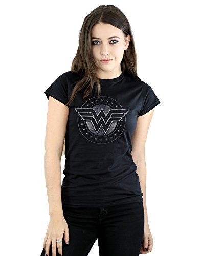 DC Comics mujer Wonder Woman Star Shield Camiseta X-Large...