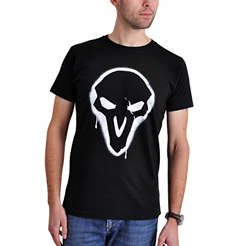 Overwatch la Camiseta para Hombre del segador Aerosol Logo...