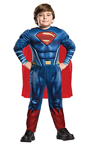 Rubies Disfraz Superman JL Movie Deluxe para niños,...