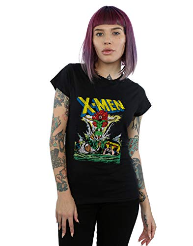 Marvel Mujer X-Men Enter The Phoenix Camiseta Negro Small