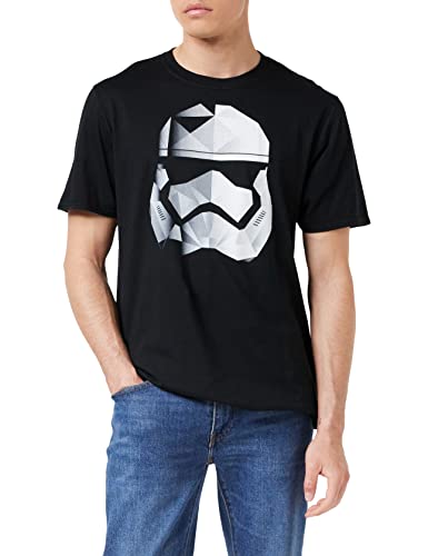 Star Wars Geo Trooper Camiseta, Negro, XL para Hombre