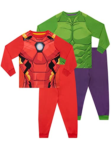 Marvel Pijamas para NiÃ±os Paquete de 2 Avengers Multicolor...