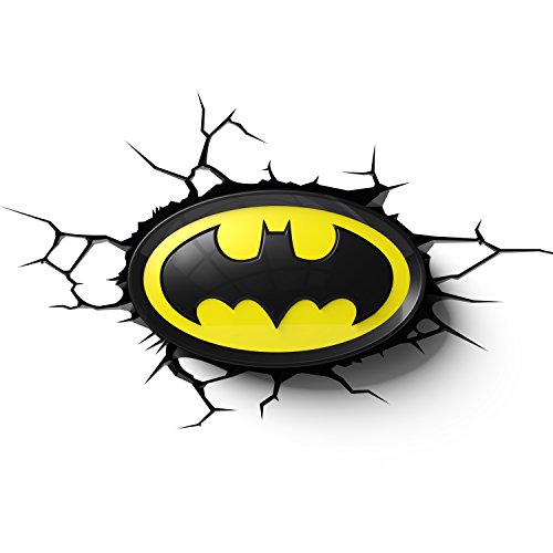 DC Comics 3DLIGHTFX - LÃ¡mpara 3D Batman Logo en 3D