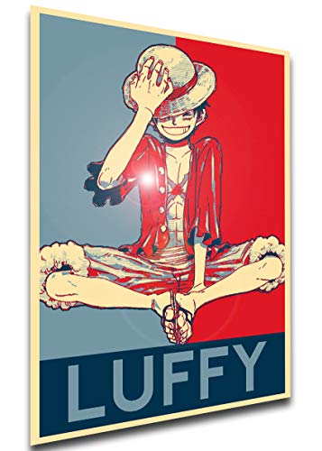 Instabuy Poster - Propaganda - One Piece - Luffy Variant 4...