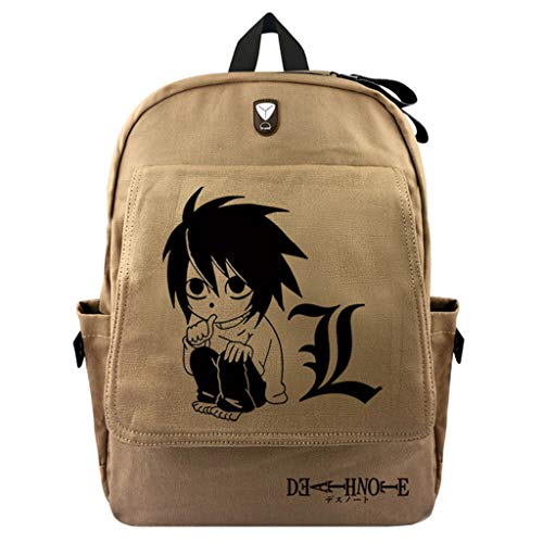 WANHONGYUE Death Note Anime Bolsa de Lona Bolso de Escuela...