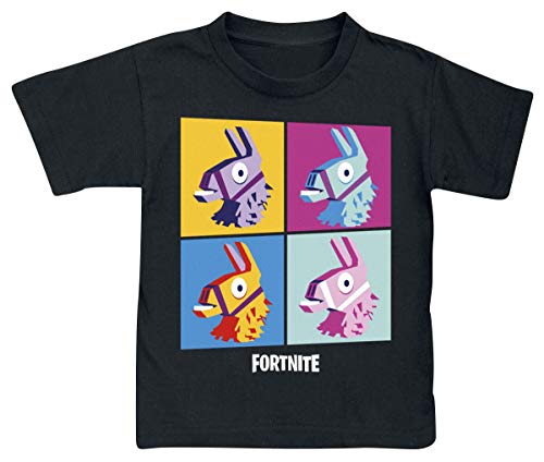 Fortnite Camiseta para Niños (10 años, Black Print)