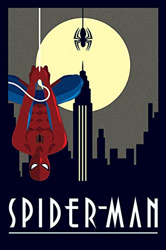 Marvel Deco- Maxi pÃ³ster diseÃ±o Spiderman, Multicolor