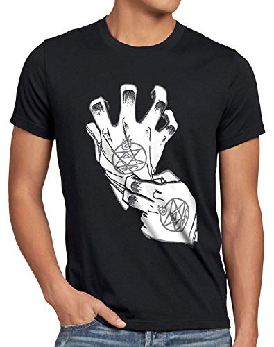 style3 Roy Mustang Alchemist Guante Camiseta para Hombre...