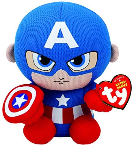 TY 41189 Reg Captain America-Marvel-Gorro, Multicolor