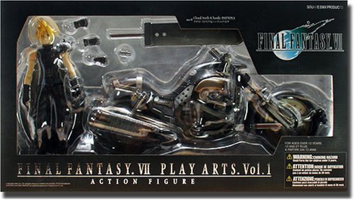 Final Fantasy VII Cloud Strife & Hardy Daytona Action Figure...