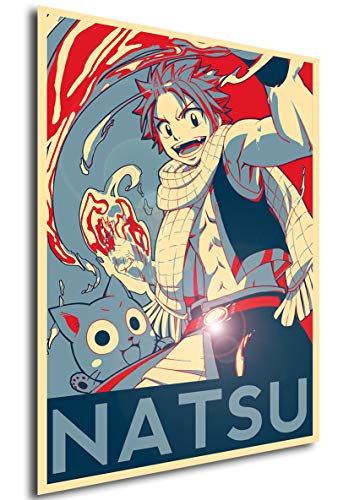 Instabuy Poster Propaganda Fairy Tail Natsu V A4 30x21
