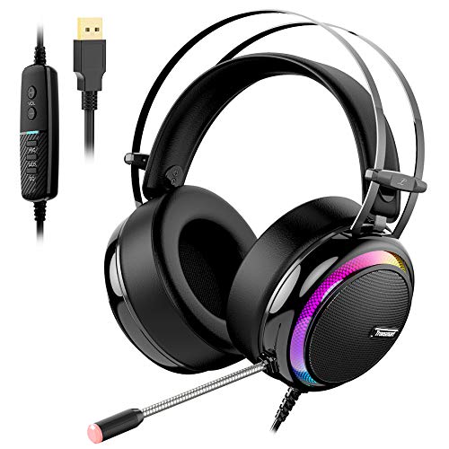 Tronsmart Glary Cascos Gaming, Auriculares Gaming con...