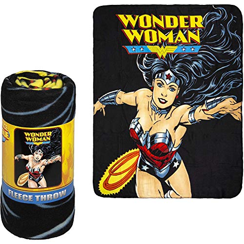 Manta de forro polar â€“ Logo Wonder Woman â€“ Manta ligera...