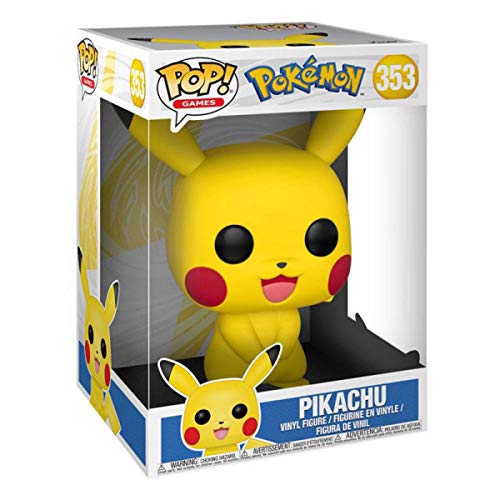 Funko POP! Games: Pokemon - 10 Inch Pikachu - Figura de...