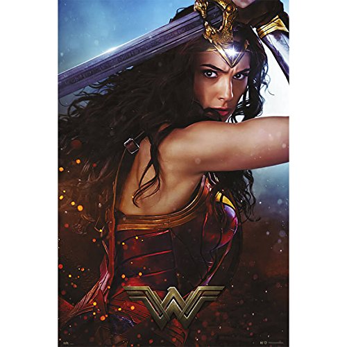 Grupo Erik Editores Poster Wonder Woman Sword