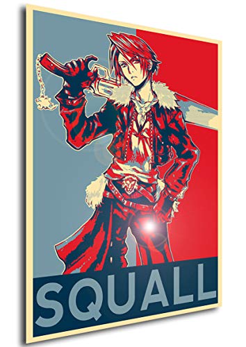 Instabuy Propaganda Posters Final Fantasy VIII - Squall - A3...