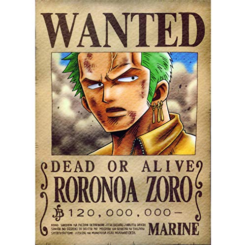 taoyuemaoyi One Piece Wanted Posters Vintage Wall Pictures...