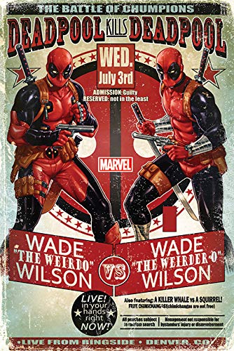 Grupo Erik Editores Poster Marvel Deadpool (Wade Vs Wade)