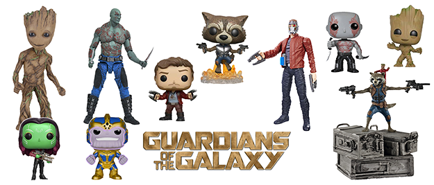 Figuras Guardianes de la Galaxia